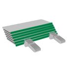 Kit 12 Bandejas Gondola FIT 40 Branco 12X 30x90 Pe Verde