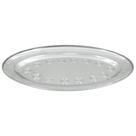 Kit 12 Bandejas Oval Em Aço Inox 29cm