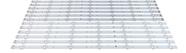 Kit 12 Barramento de led generica Un60fh6003 g Un60fh6103 ag