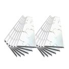 Kit 12 Barras Forro Teto Leve Base de Polímero PEAD Calacatta 295cm x 25cm x 0,7cm de Espessura Formaco Decor Branco Kit 12 Barras Forro Teto Leve Base de Polímero PEAD Calacatta 295cm x 25cm x 0,7cm de Espessura Formaco Decor Branco