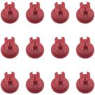 Kit 12 Bicos Leque para Pulverizadores Vermelho Guarany
