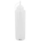 Kit 12 Bisnagas Plásticas Graduadas Weck 1L Flexíveis Molhos Maionese Ketchup Profissional