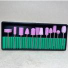 Kit 12 Bits Refil Brocas Lixadeiras Elétricas Acrigel Unhas ROSA