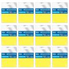 Kit 12 Bloco Adesivo Tili Notes 76x76mm 100 Folhas 4 Cores Neon - Tilibra Papelaria Anotação Recados Escolar