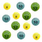 Kit 12 Bolas de Iniciação - 4 nº8 - 4 nº10 - 4 nº12