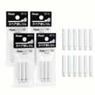 Kit 12 Borrachas Refil Pentel XE10 35x5,6mm Para Lapiseira De Precisão Twist Erase Click E Quick Click Profissional Borracha Hi Polymer - Kit 12 Borrachas Refil Pentel XE10 35x5,6mm Para Lapiseira De Precisão Twist Erase Click E Quick Click Profissional Borracha Hi Polymer -