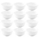 Kit 12 Bowls Melamina 150ml Branco Cumbuca Haus Tigela Fruta Cereais Serenata Hotel