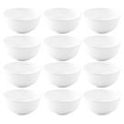 Kit 12 Bowls Melamina 150ml Branco Cumbuca Haus Tigela Fruta Cereais Serenata Hotel