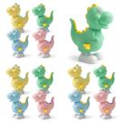 Kit 12 Brinquedos De Dinossauro Com Movimento Lembrancinha