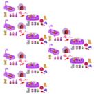 kit 12 brinquedos infantil para menina miniatura animais e acessorios na cartela kit 12 brinquedos infantil para menina miniatura animais e acessorios na cartela