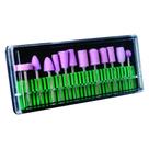 Kit 12 Brocas de Cerâmica Profissionais Lixas Lixadeiras Elétrica Unha ROSA Kit 12 Kit 12 Brocas de Cerâmica Profissionais Lixas Lixadeiras Elétrica Unha ROSA Kit 12