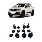 Kit 12 Buchas Moldura Paralama Dianteira Esq/Dir Kwid 17 20