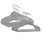 Kit 12 Cabides Aveludado 30cm + 12 Cabides Grande 41cm