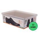 Kit 12 Caixa De Sapato Transparente Para Organizar - Grande