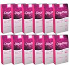Kit 12 Caixas Folhas Prontas Depilatórias Design De Sobrancelhas Profissional Depilflax C/ 20un