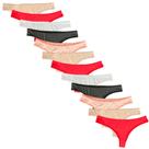 Kit 12 Calcinha Básica Tanga Fristyle Romantic Feminina Adulto