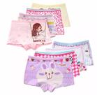 Kit 12 Calcinhas infantil Box Boxer (2a10 anos) 100% Cotton Algodão
