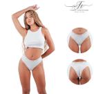Kit 12 Calcinhas Tanga De Microfibra Conforto Tanga Calcinha Feminina Faber