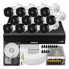 Kit 12 Camera de Segurança Intelbras Alta Resolução 1120 Vhl Hd Dvr 16 Canais 1116c Kit 12 Camera de Segurança Intelbras Alta Resolução 1120 Vhl Hd Dvr 16 Canais 1116c