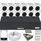 Kit 12 Câmeras Intelbras Dome 1120d Dvr 16 Canais Hd 1TB