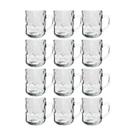 Kit 12 Canecas de Vidro Bubles Relevo Em Casa Tem 245ml