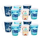 Kit 12 Canecas Decoradas Sortidas Dia dos Pais - 430ml