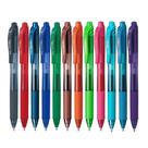 Kit 12 Caneta Gel PENTEL EnerGel-X 0.7mm Retrátil Escrita Suave Tinta Secagem Rápida Qualidade Japonesa