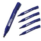 KIT 12 Caneta Marcação Permanente Brasfort Ponta Grossa Azul