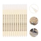 Kit 12 Canetas Brancas Brush Pincel Flexível Efeito Luminoso Desenho e Caligrafia Ilustração Mangá e Lettering Artístico