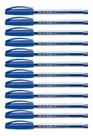 Kit 12 Canetas Esferografica Faber Castell Trilux Medium 1.0