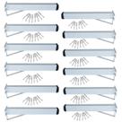 Kit 12 Cantoneiras Reforçadas para Pias Mão Francesa Branca 50cm Novoletto 180kg
