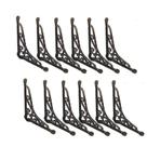 Kit 12 Cantoneiras Suporte Parede 25x30cm Ouro Pincelado Ouro Minas Kit 12 Cantoneiras Suporte Parede 25x30cm Ouro Pincelado Ouro Minas