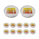 Kit 12 Cap Tampão Esgoto 100mm Interno Brec