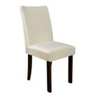 Kit 12 Capa de Cadeira Jantar Spandex Creme Premium