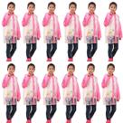 kit 12 Capa de chuva infantil para menina menino com capuz e bolsos pvc reforçada escolha a sua