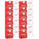 Kit 12 Cera Quente Depilatória Profissional Morango Depilflax Barra 1Kg Grande