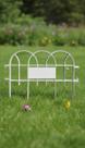 Kit 12 Cercas Decorativas Plástico Jardim Romana 5,10m