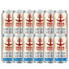 Kit 12 Cerveja Imigração 1824 Lager Zero Carbo Zero Glúten 350ml