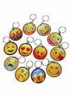 Kit 12 Chaveiros De Mdf De Emoji