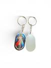 Kit 12 Chaveiros Jesus Misericordioso Chapa Simples Kit 12 Chaveiros Jesus Misericordioso Chapa Simples