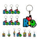 Kit 12 Chaveiros Souvenir Turismo/Turístico Rio de Janeiro