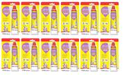 Kit 12 Cola Adesivo Silicone Acético Incolor 50g Quartzolit