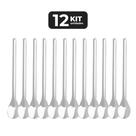 Kit 12 colher bailarina inox 20 cm Kit 12 colher bailarina inox 20 cm