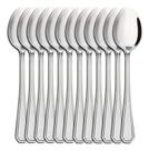 Kit 12 Colher de Mesa Inox Jogo de Colher de Aço Inoxidável para Uso Diário e Profissional Buffet Colher de sopa