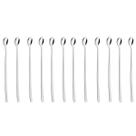Kit 12 Colheres Cabo Longo Bailarina Inox 30cm Tramontina para Mexer Suco Drinks Coquetel Kit 12 Colheres Cabo Longo Bailarina Inox 30cm Tramontina para Mexer Suco Drinks Coquetel