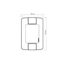 Kit 12 Conjunto 4x2 1 Tomada 2P+T Tramontina 10A 250V Branco