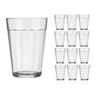 Kit 12 Copo Americano Vidro Cerveja 190ml Transparente Nadir