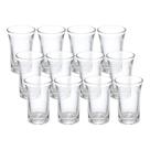Kit 12 Copo de Shot Dose Vidro Transparente Copinho para Cachaça Tequila Base Resistente 40ml Haüskraft