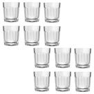 Kit 12 Copos Americano Para Whisky Drinks Vidro 315ml Nadir