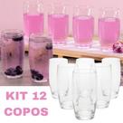 Kit 12 Copos De Vidro Nadir 300Ml Oca Long Drink